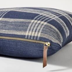 Woven Plaid Square Throw Pillow With Zipper Pull - Threshold™ Designed With Studio McGee -Threshold Designed W/Studio Mcgee GUEST fe70c6d8 c50a 42b0 8b67 44e2adca59be